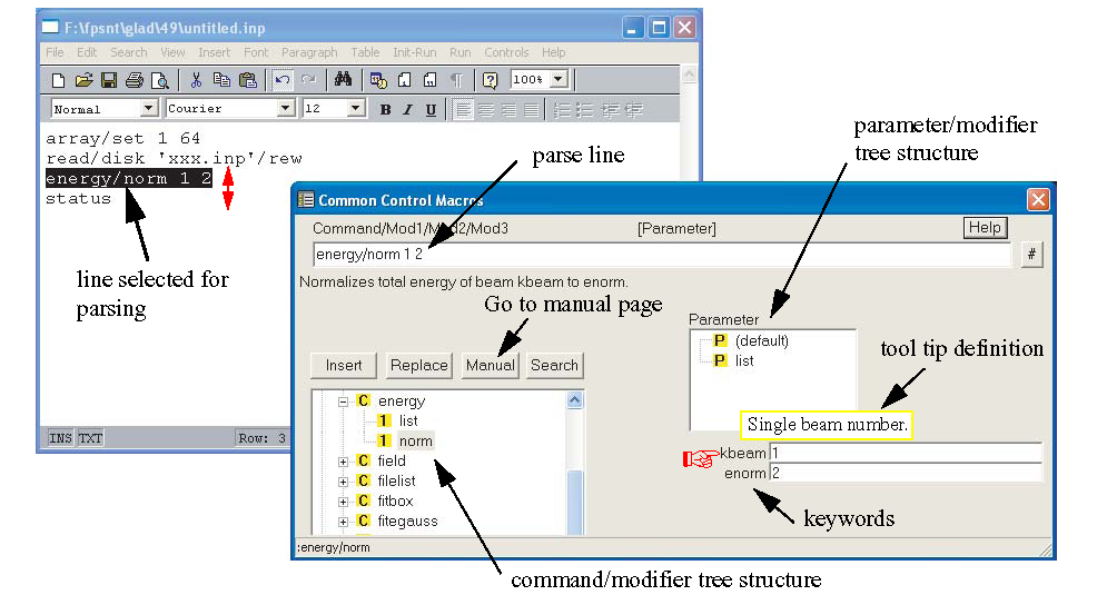 GLAD Command Composer